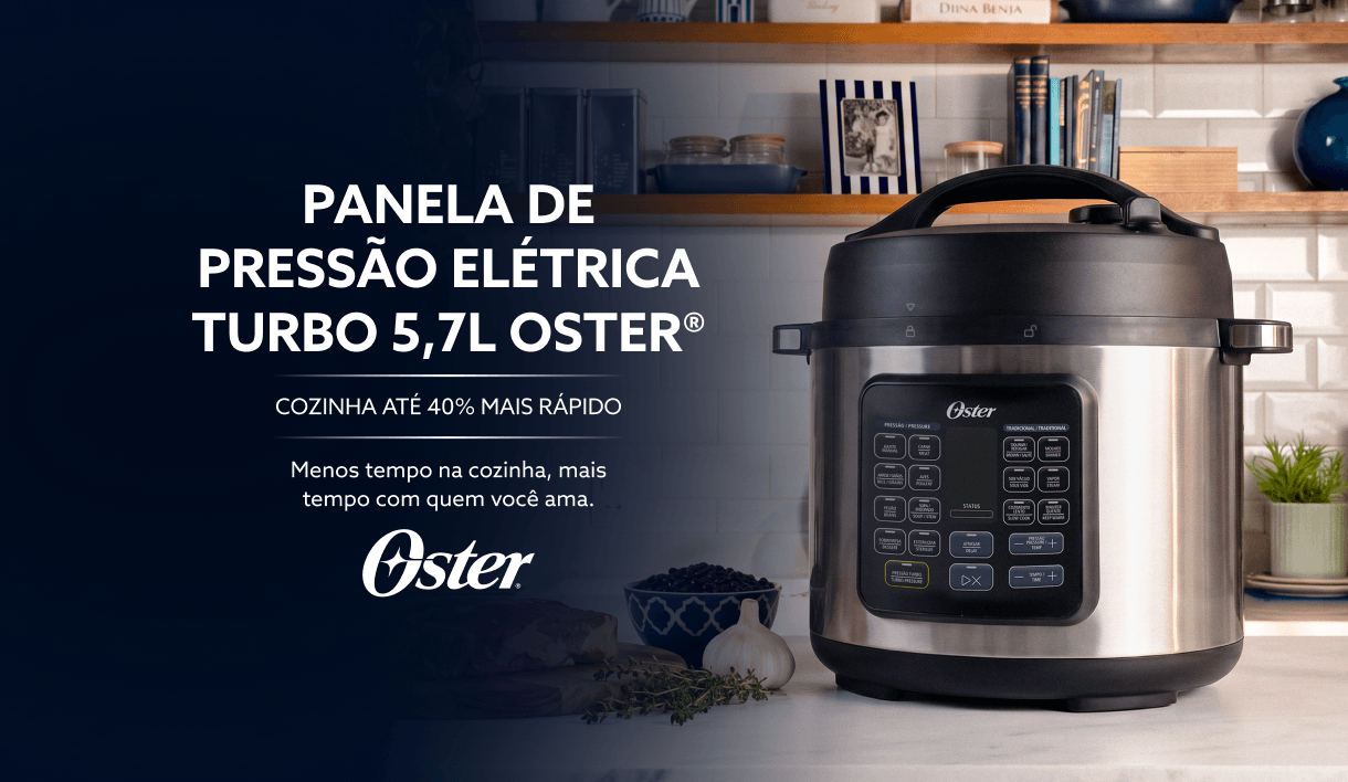 Liquidificador Oster® com jarra de 3,3L
