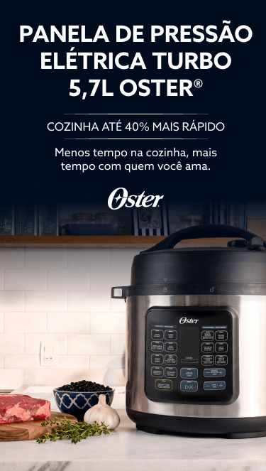 Liquidificador Oster® com jarra de 3,3L