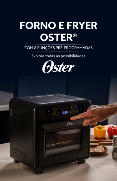 Forno e Fryer 13L Oster Digital Pro 8 em 1