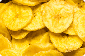 Desidratados, Snacks saudáveis de frutas e legumes, ou ervas e temperos.
