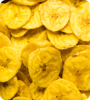 Desidratados, Snacks saudáveis de frutas e legumes, ou ervas e temperos.
